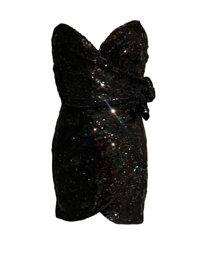 Dazzle in Elegance – The Ultimate Black Sequin Dress